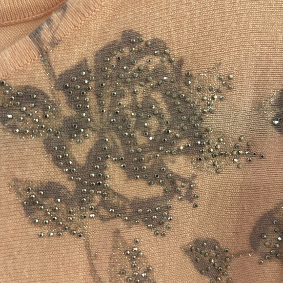 Venus Embellished Dolman Pink Sweater - XS - Picture 2 of 6